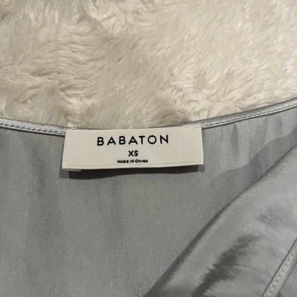 Aritzia Babaton Metallic Blue Dress - Picture 4 of 5